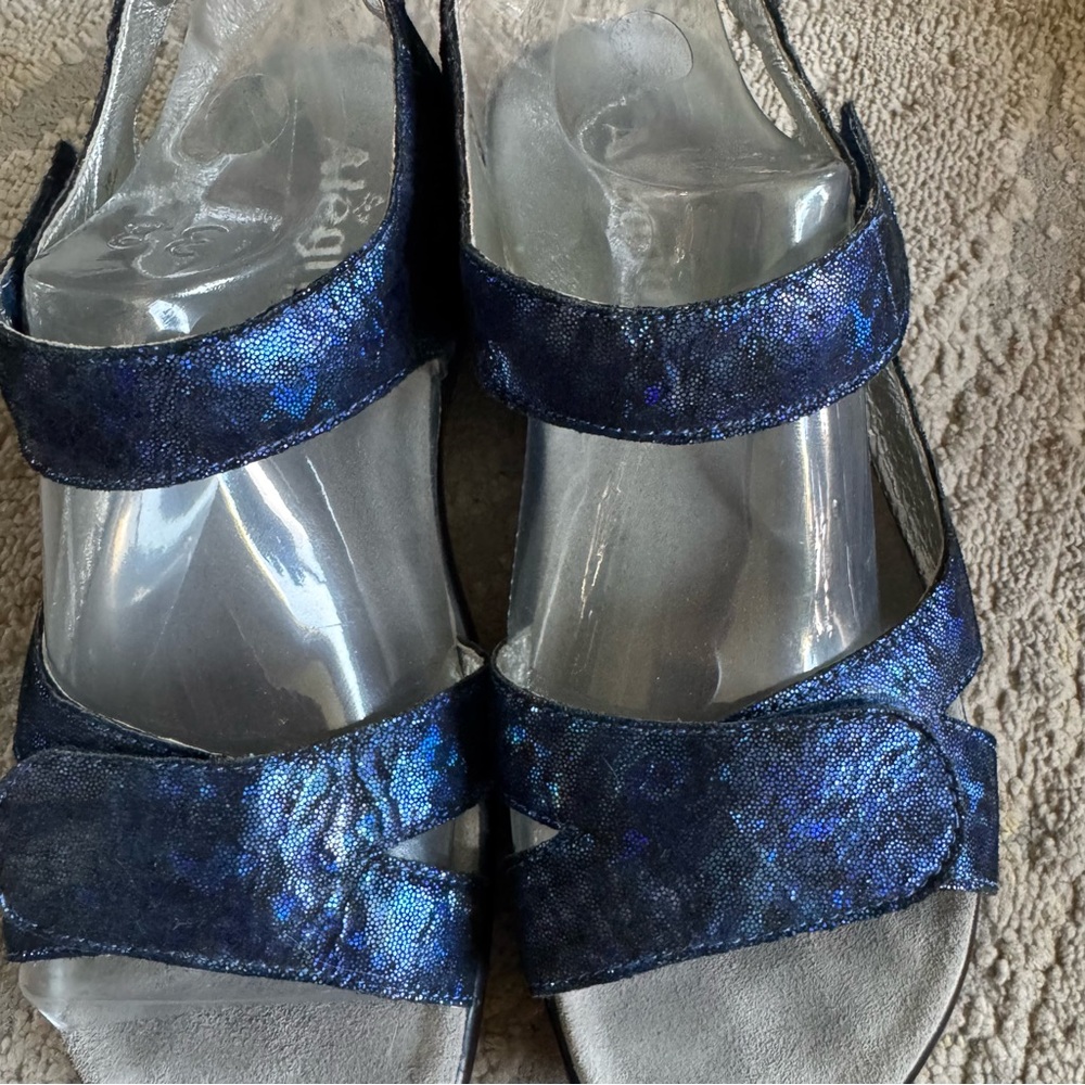 Alegria Midnight Blue Sandals - Picture 11 of 13